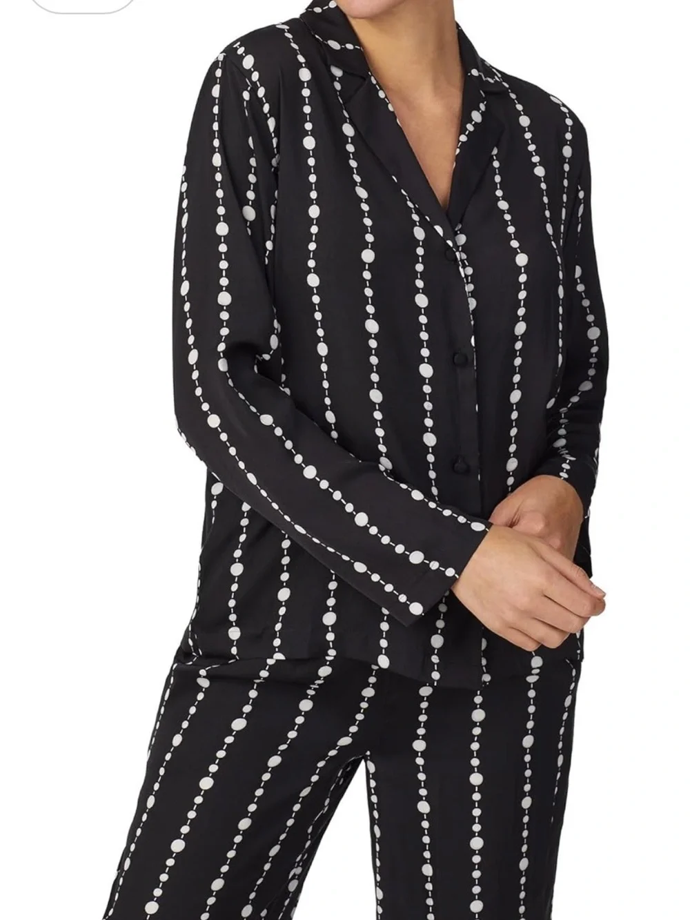 Kate Spade New York Long Notch PJ Set Size XL Quiet Luxury Feeling